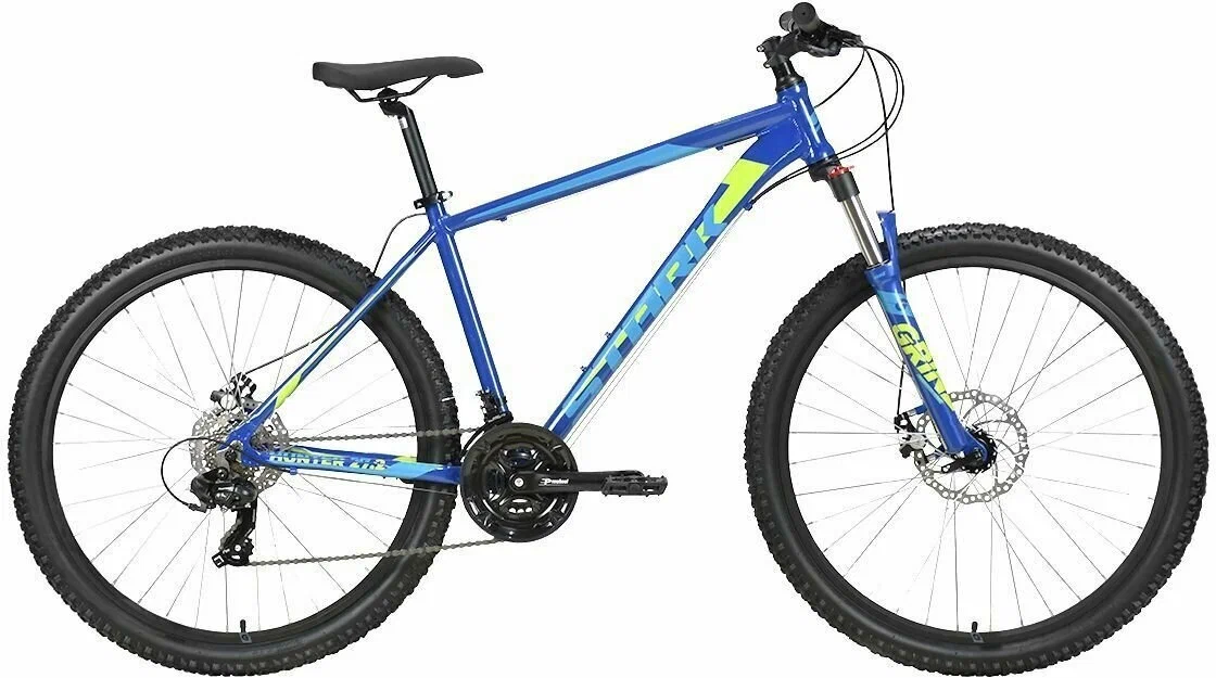 Горный (MTB) велосипед STARK Hunter 27.2 D насыщенный синий/голубой металлик 16" HQ-0009927