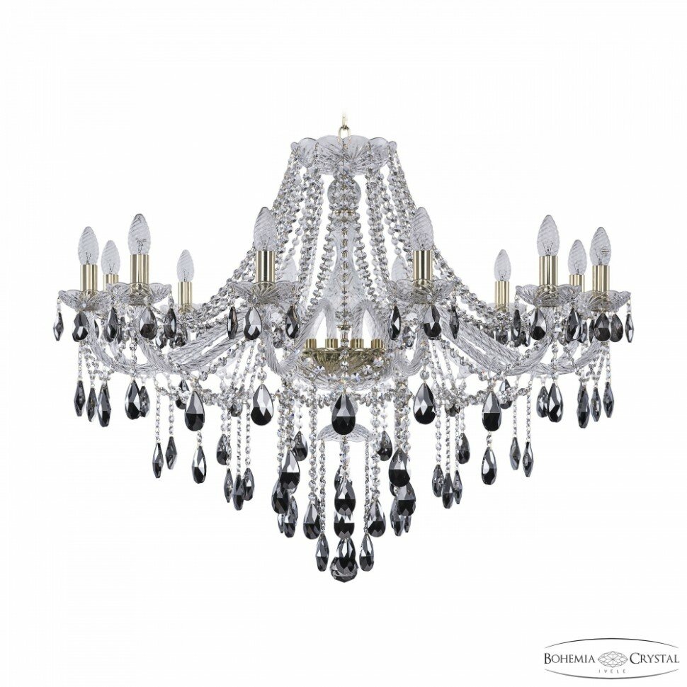 Люстра подвесная Bohemia Ivele Crystal 1415/12/360 G R781 - фото №1