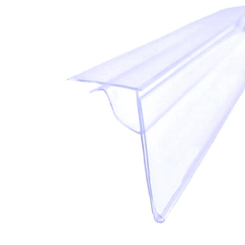 фото Ценникодержатели КНР На стеклянные и деревянные тонкие полки, длина 1000 мм, прозрачные, GLS39, 70 шт