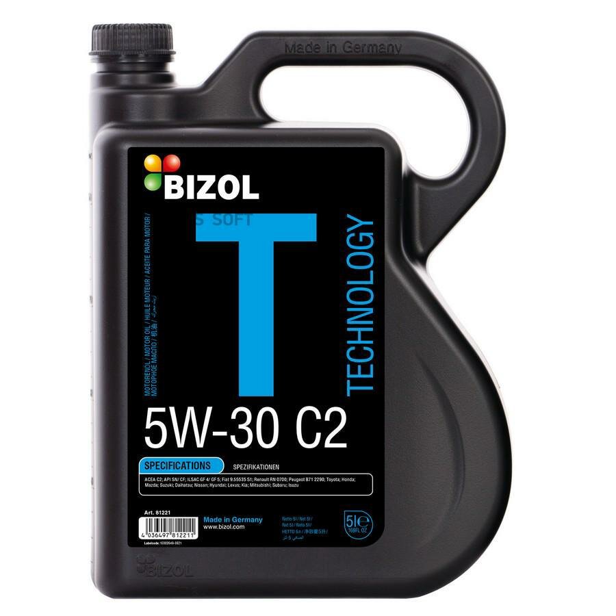 BIZOL 81221 Масо моторное 5W30 BIZOL 5 НС-синтетика Technology C2 API SN/CF (Азия)
