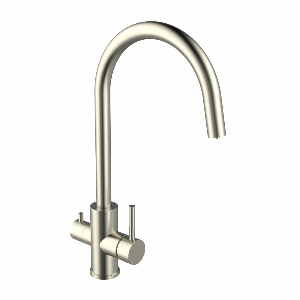 фото Смеситель для кухни Agger Zest A0700733 с каналом питьевой воды, никель