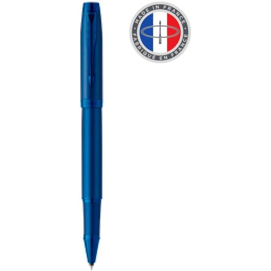Ручка роллер Parker IM Monochrome T328 (CW2172965) Blue PVD F чернила черн. подар. кор.