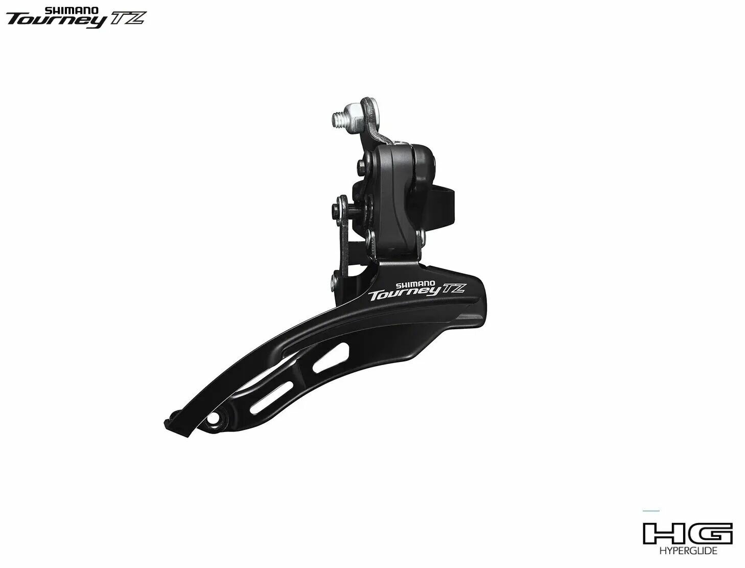 Переключатель передний, SHIMANO, TZ500, TOURNEY, нижн. тяга, 28.6, 42Т