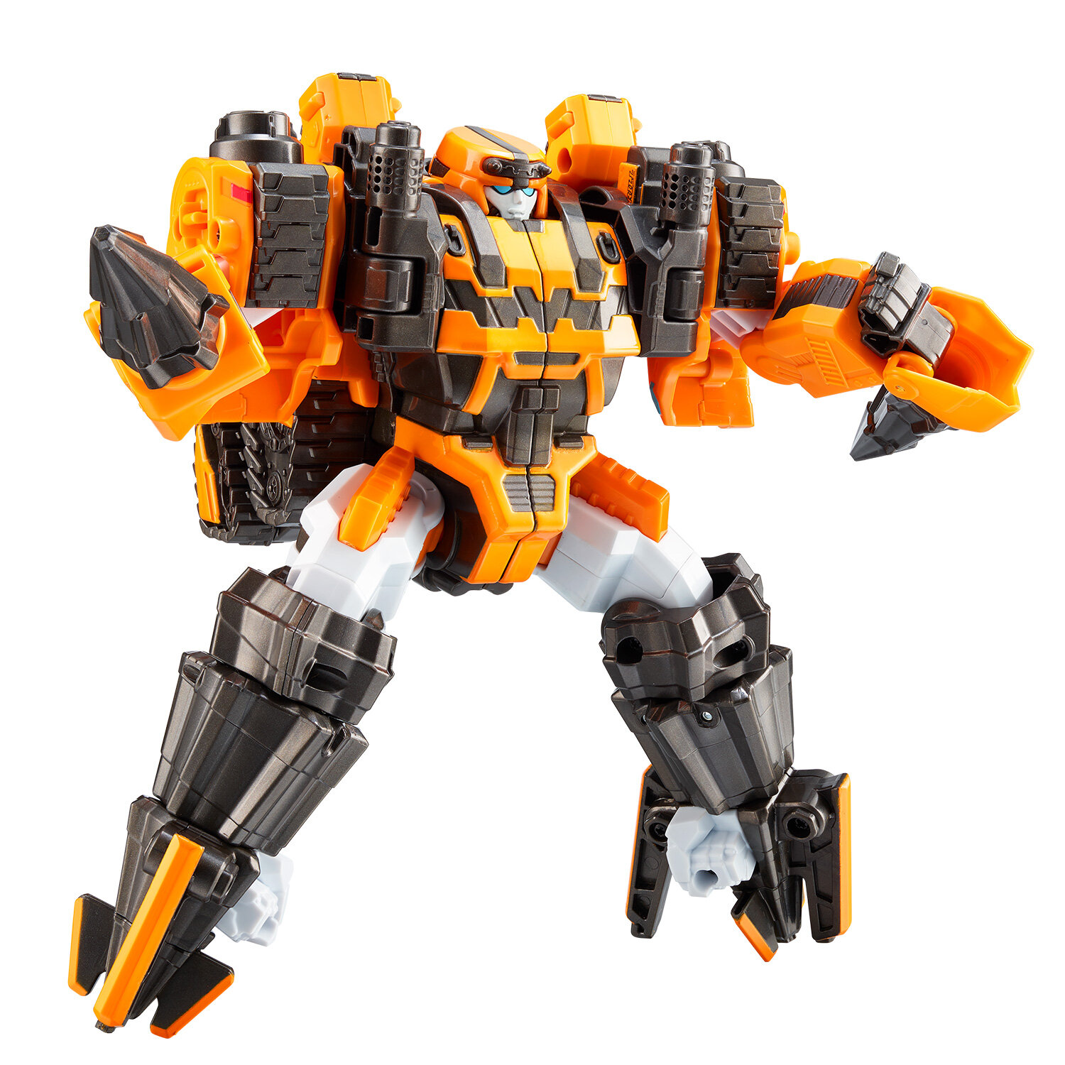 Трансформер YOUNG TOYS Tobot Galaxy detectives Megadrill 301104, желтый/серый - фото №1