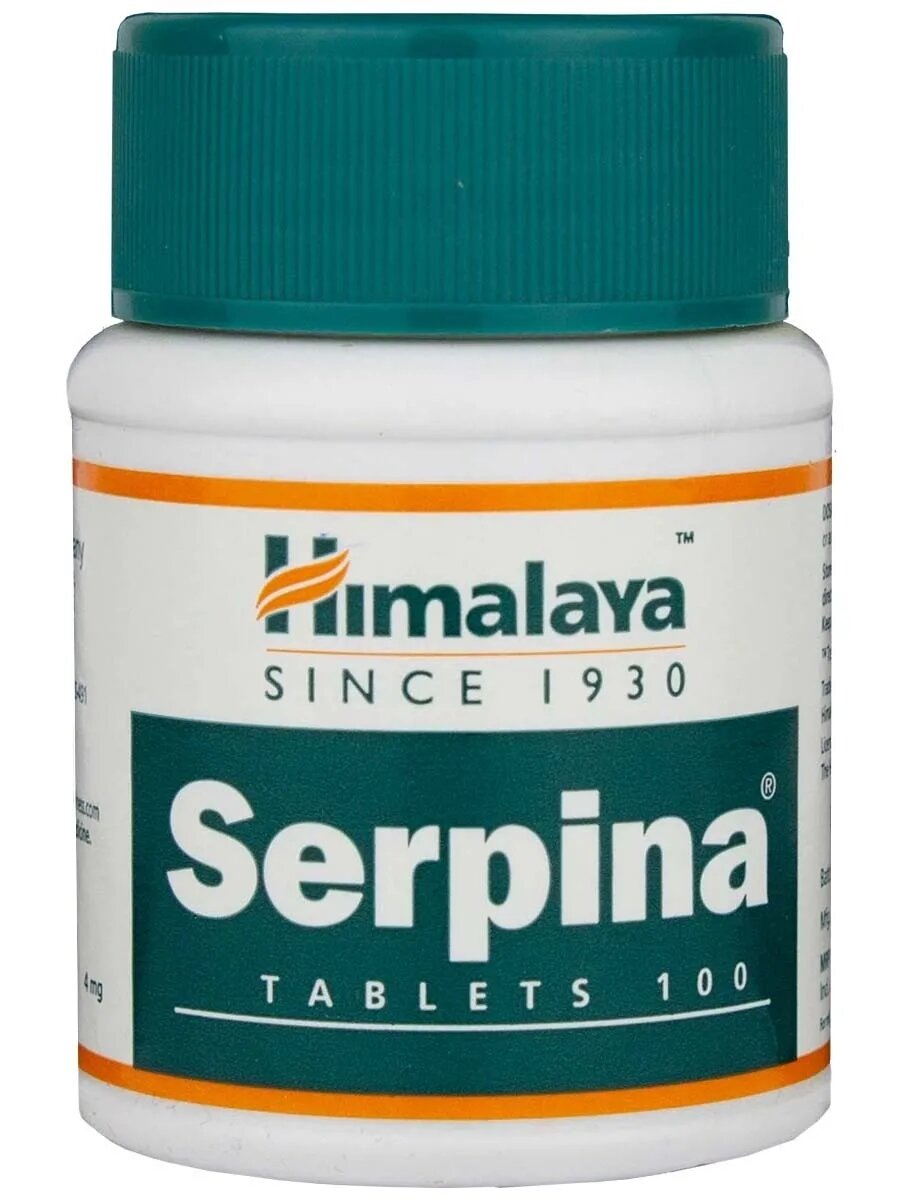 Серпина для снижения артериального давления, 100 таб