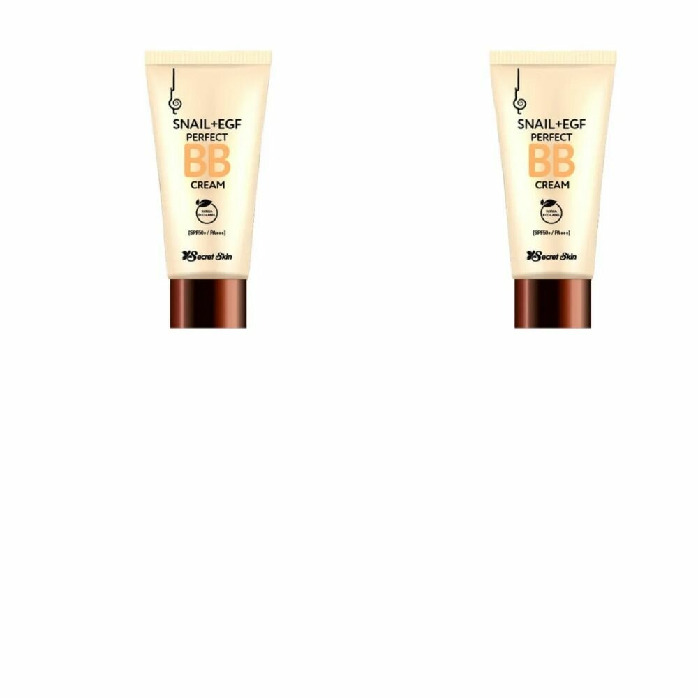 SECRET SKIN ББ крем с экстрактом улитки SNAIL EGF PERFECT BB CREAM 50мл, 2 шт