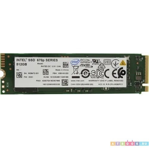 Intel 670p SSDPEKNU512GZX1 SSD диск