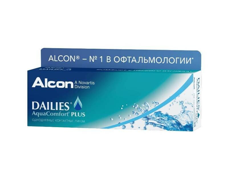 Alcon Контактные линзы DAILIES AQUA COMFORT PLUS (30 шт.), D - 2,5