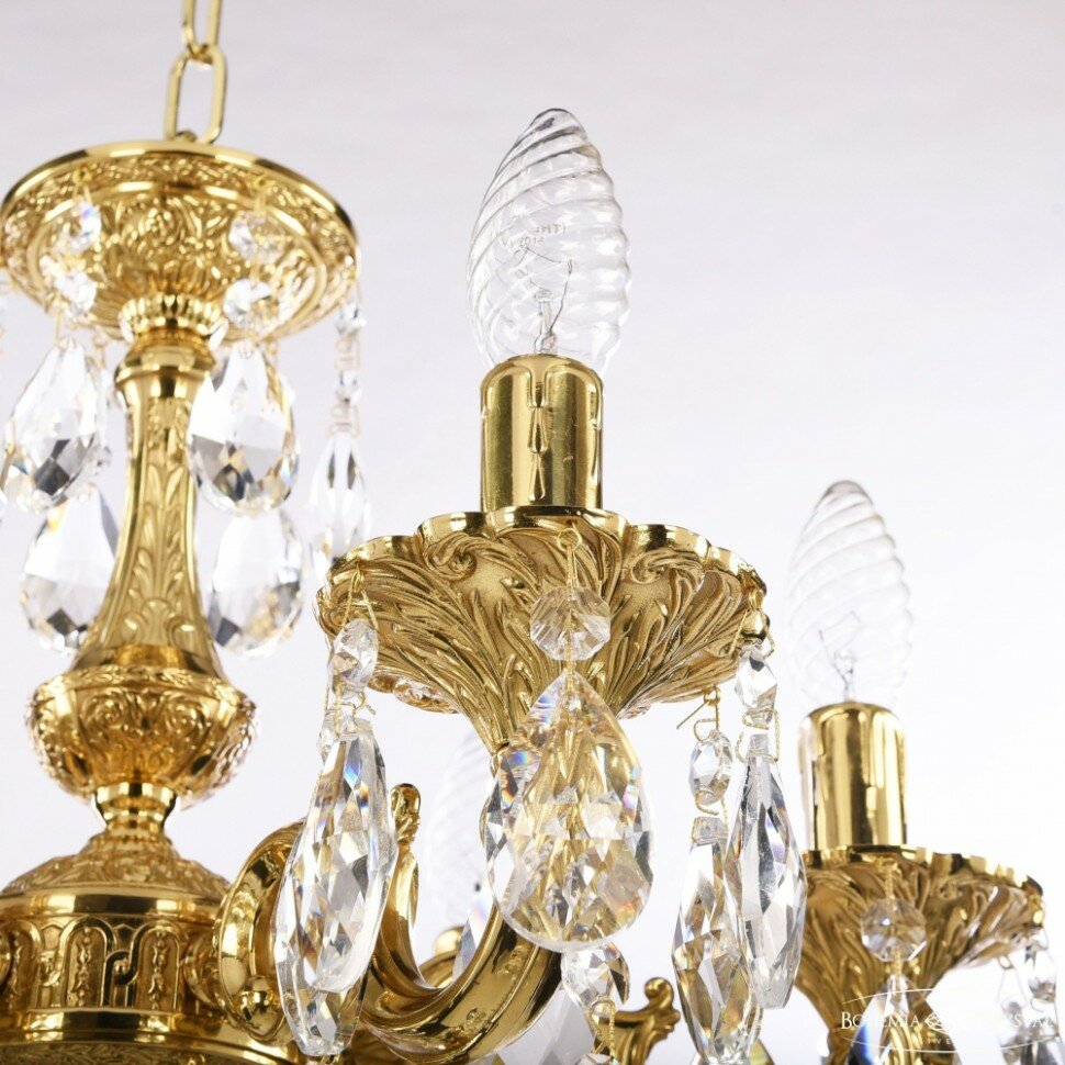 Люстра подвесная Bohemia Ivele Crystal 72101/6/125 A G - фото №4