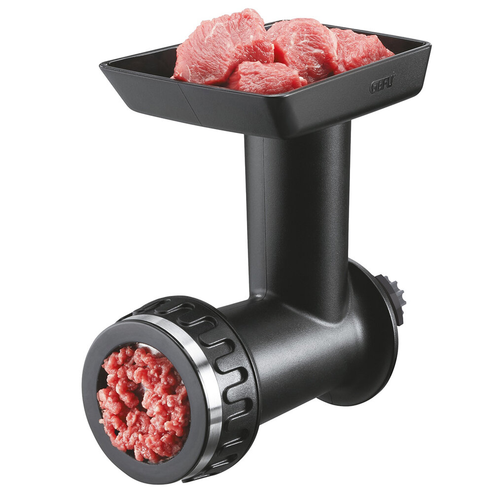 фото Насадка-мясорубка для роторной терки Transforma, 28 см, пластик/нержавеющая сталь, черный, серия Терки, слайсеры и измельчители, GEFU, GF19020