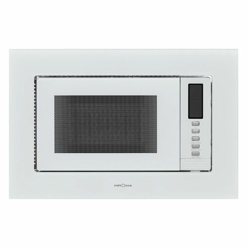 Микроволновая печь Krona Raum 60 WH DOTS, встраиваемая, 20л, 700Вт, белый [ка-00005547]