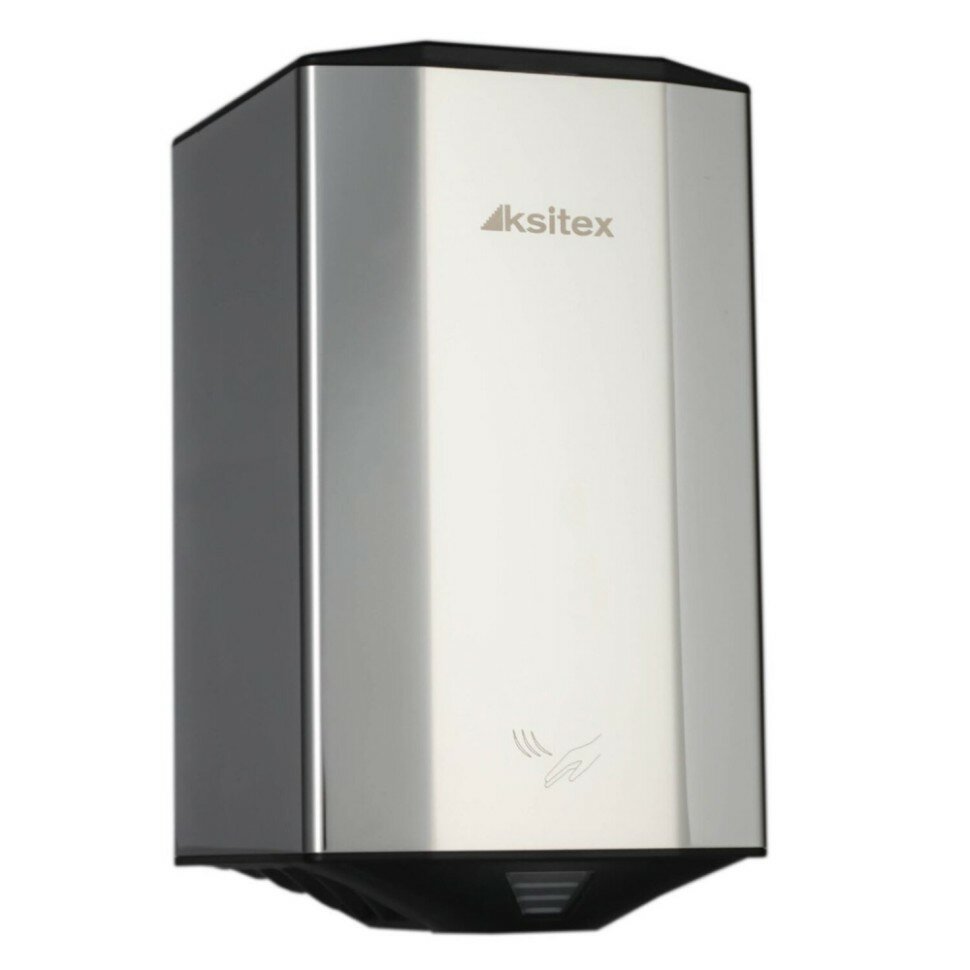 Сушилка для рук KSITEX M-2807AC Jet, 1150 Вт, нержавеющая сталь, серебро (608344)