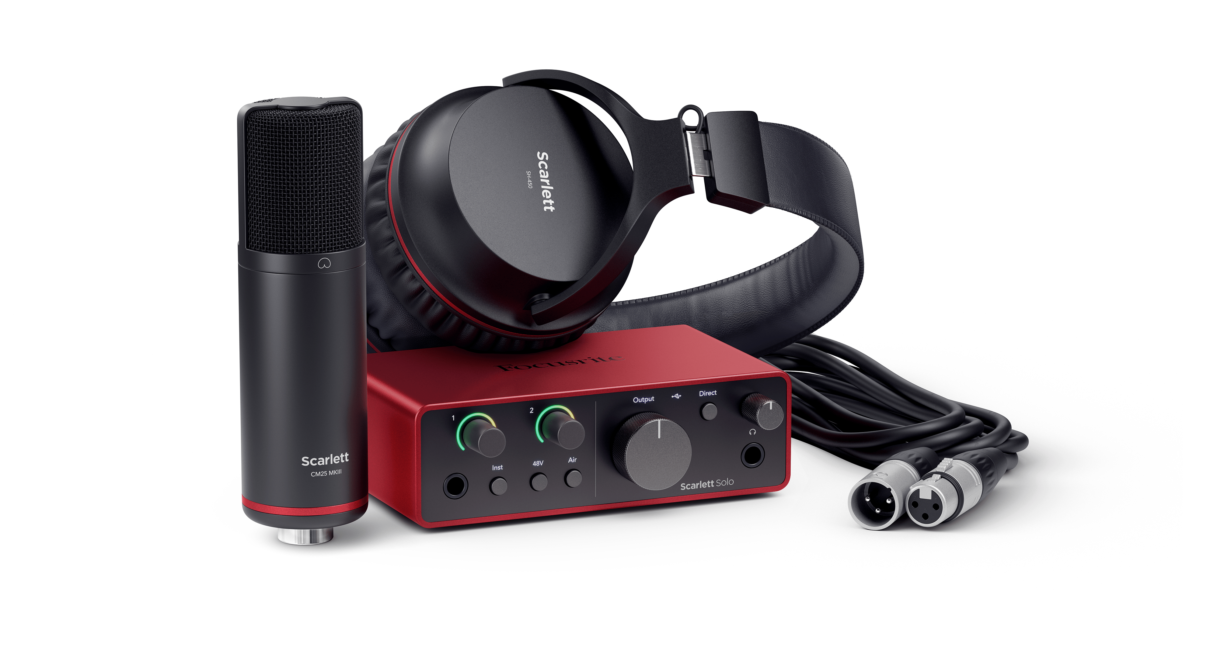 FOCUSRITE Scarlett Solo Studio 4th Gen студийный комплект