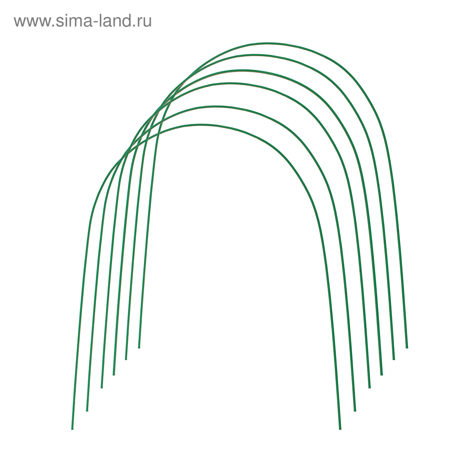 Дуги для парника металл в кембрике 3 м d = 10 мм набор 6 шт. Greengo