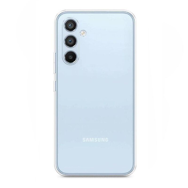 Чехол силиконовый для Samsung Galaxy A15 (4G), с защитой камеры, прозрачный