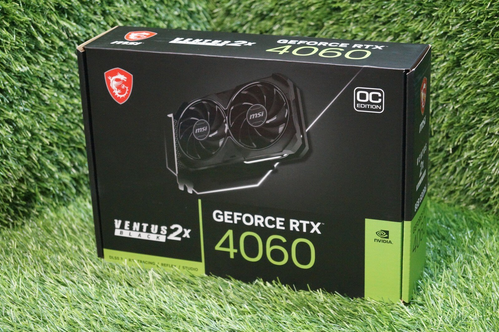 Видеокарта MSI NVIDIA RTX 4060 VENTUS 2X BLACK 8G OC 8 ГБ GDDR6