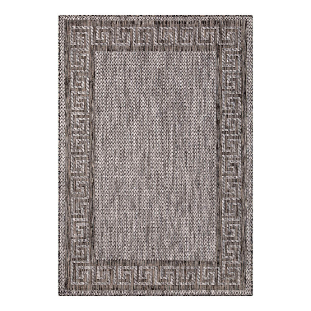 фото Ковер 0,6х1,1 м прямоугольный Vegas S002 серый безворсовый