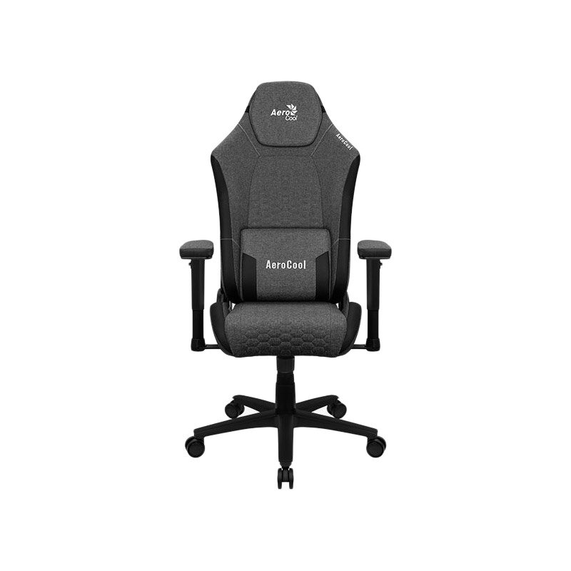 Кресло игровое Aerocool CROWN Black White, на колесиках, искусственная кожа, черный/белый [00030303] - фото №8