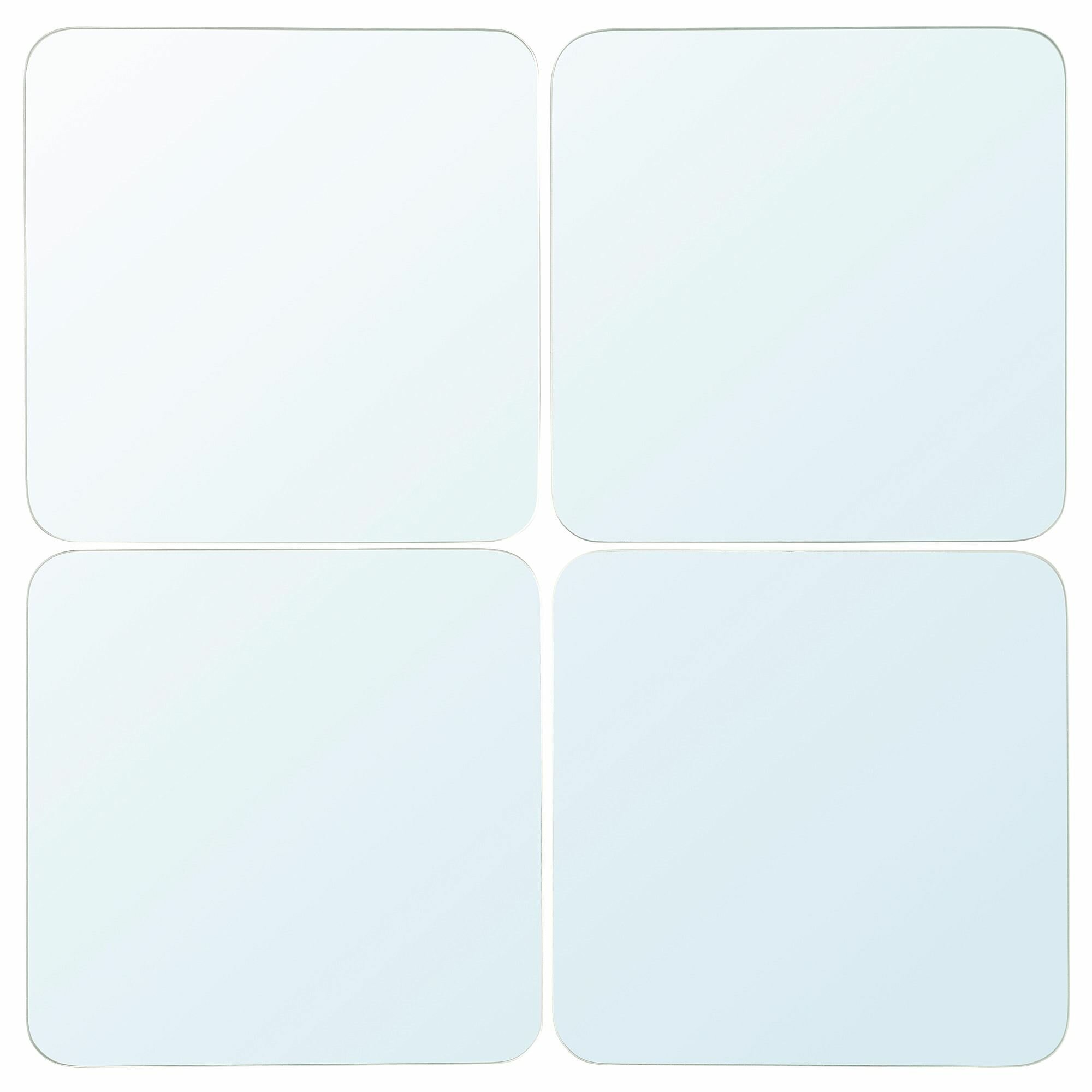фото IKEA / икея SORLI, SORLI, зеркало настенное, квадратное, 20х20 см, 4 шт.