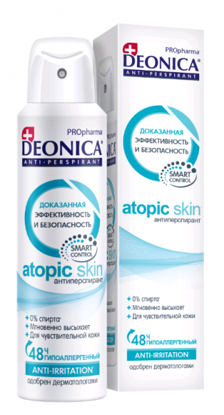 Deonica Propharma - Atopic Skin Дезодорант-антиперспирант 150 мл.