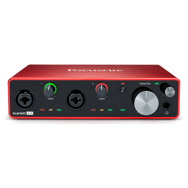 Звуковой интерфейс Focusrite Scarlett 4i4 3rd Gen