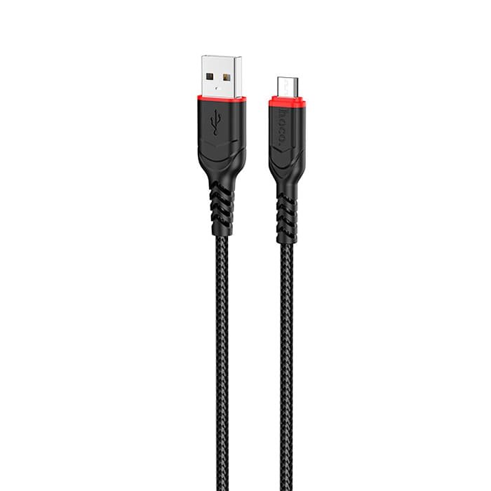 Кабель USB - микро USB HOCO X59 Victory 1.0м 2.4A цвет: черный