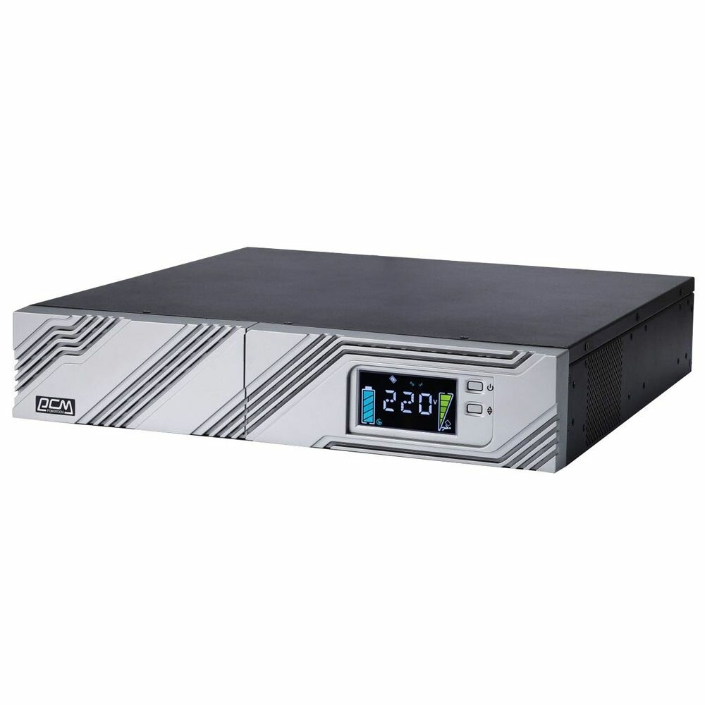 ИБП Powercom SMART RT SRT1000A LCD Line-Interactive 900W/1000VA