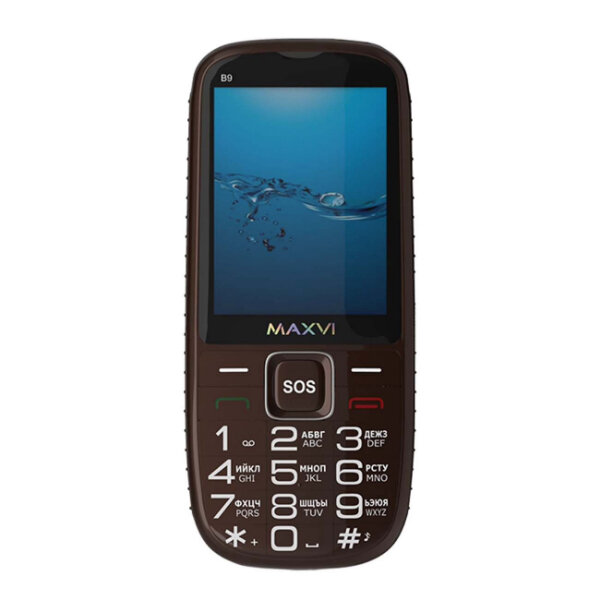 Мобильный телефон Maxvi B9 brown