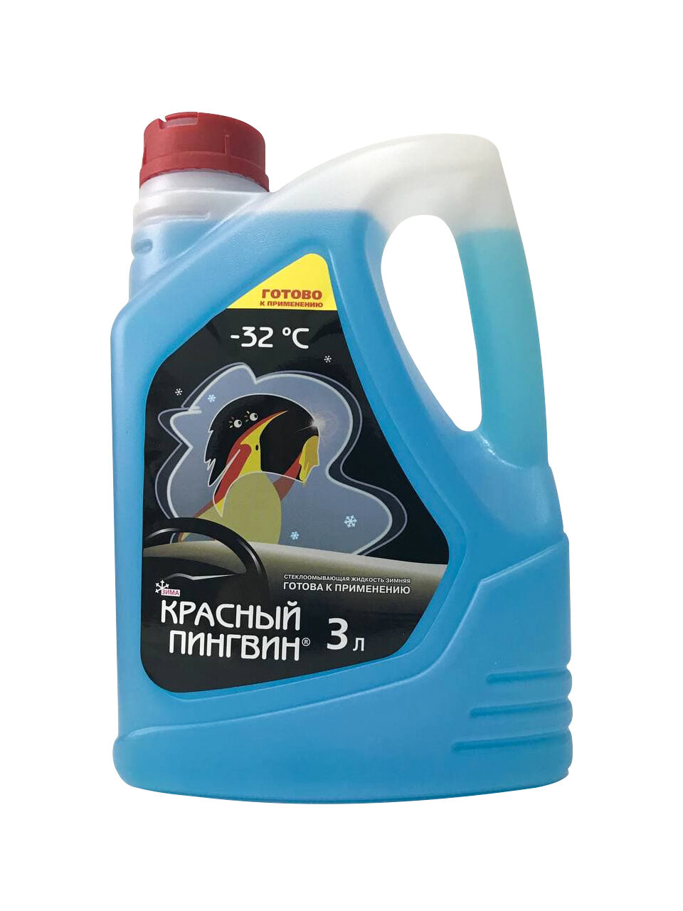 Verylube Красный пингвин. Жидкость для омывания стекол до -32 С (канистра 3 л)
