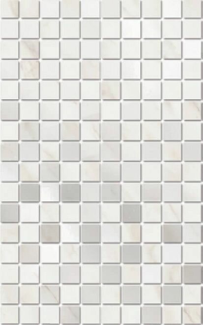 MM6359 Гран Пале белый мозаичный 25*40 керам. декор Цена за 1 шт.