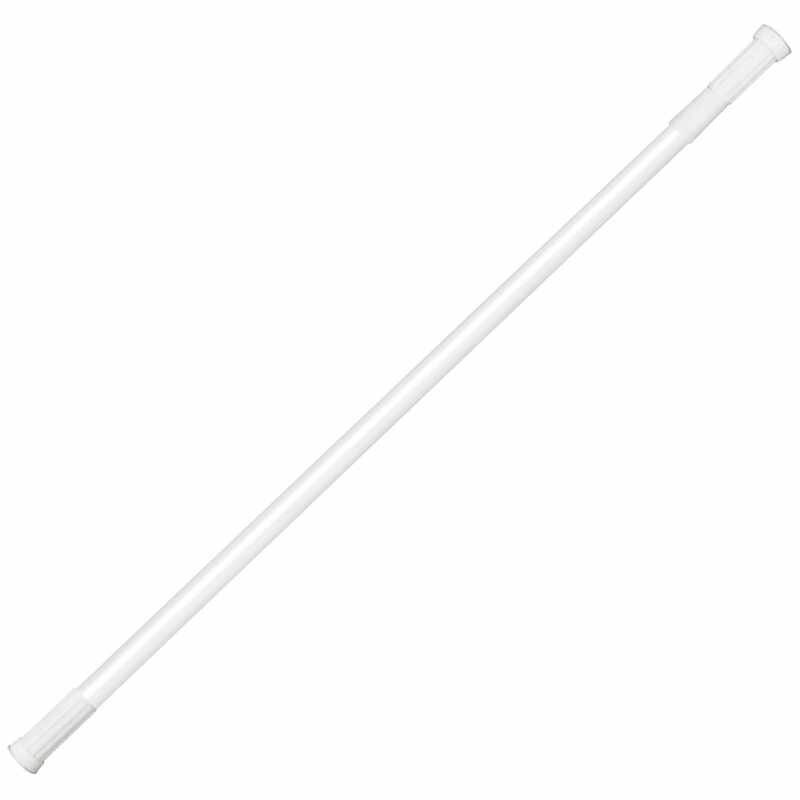 фото Карниз для ванной Niklen раздвижной металлич 110х200см сталь 1380