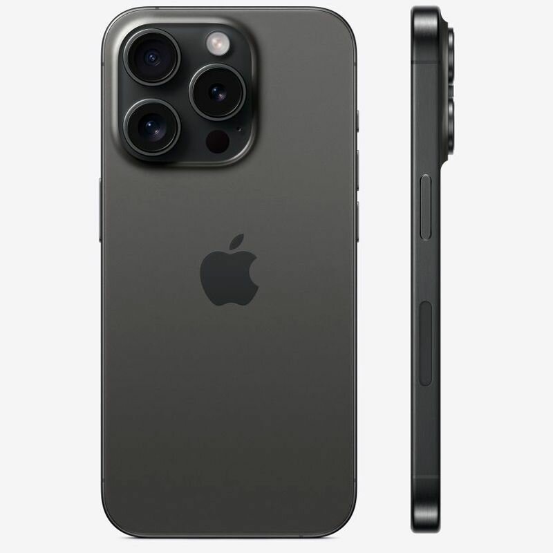 Мобильные телефоны Apple Смартфон Apple iPhone 15 Pro Max 256GB eSim, титановый черный
