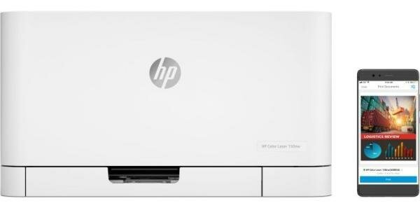 Принтер лазерный HP Color Laser 150nw цветн. A4