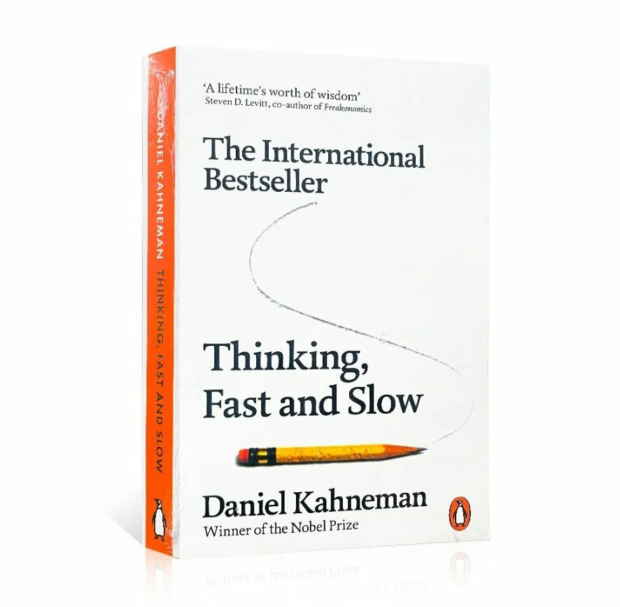 Книга на английском языке Thinking Fast and Slow by Daniel Kahneman/ Быстрое и медленное мышление Даниэль Канеман