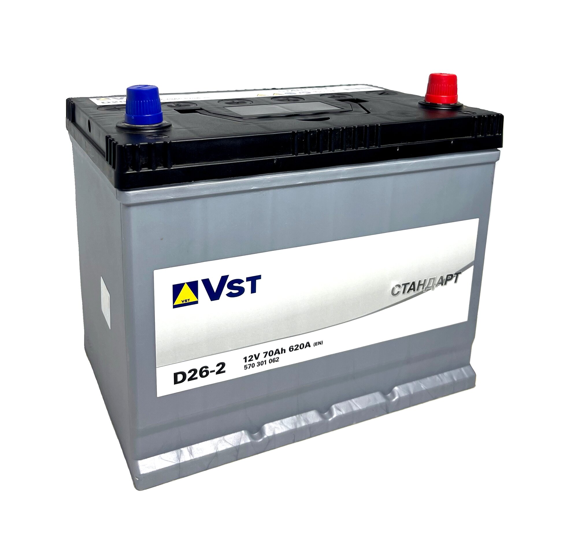 Автомобильный аккумулятор премиум класса Varta Vst Стандарт 6СТ-70.0 (570 301 062) яп.ст/бортик обратная полярность