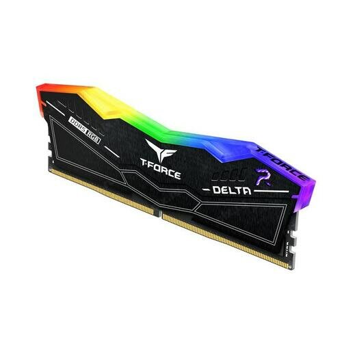 Модуль памяти 64GB (2x32GB) TEAMGROUP T-Force Delta RGB DDR5 6000MHz CL38 (38-38-38-78) 1.3V / FF3D564G6000HC38ADC01 / Black