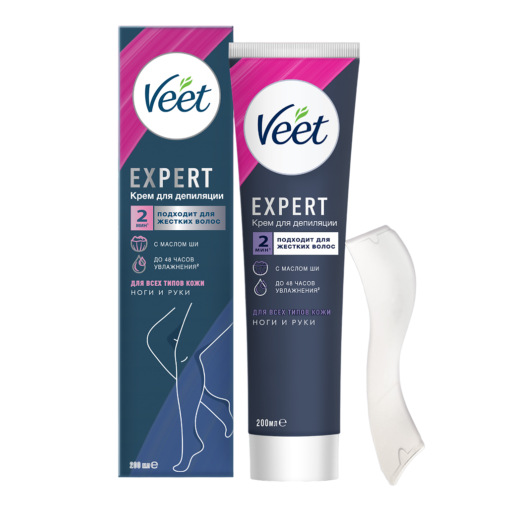 Крем для депиляции Veet Expert для всех типов кожи 200 мл
