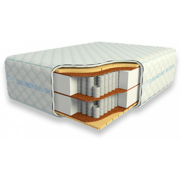 Матрас Diamond Rush Comfy-2 Light 40sm+, Размер 200х200 см