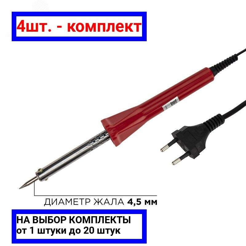 фото 4шт. - Паяльник PROconnect 40 Вт / REXANT; арт. 12-0123-4; оригинал / - цᴇʜᴀ зᴀ 4шт
