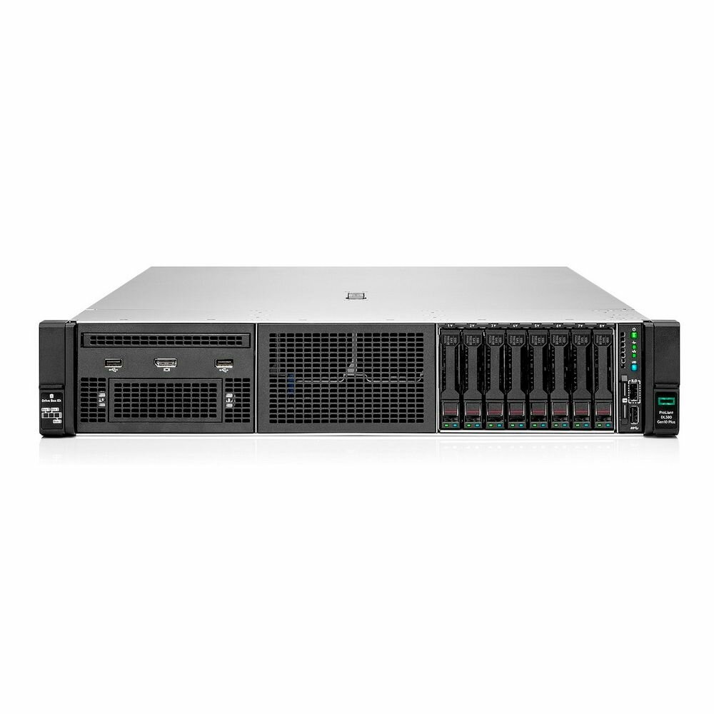 HPE ProLiant DL380 G10+ S-4314 Rack(2U)/Xeon16C 2.4GHz(24MB)/1x32Gb2Rx4 PC4-3200R/MR416i-a 96W Smart Storage Battery (4Gb/RAID 0/1/ 10/5/50/6/60)/noHDD(8/24+2up)SFF BC U.3/noDVD/iLOstd/6PFansHP/2x10GbEthOCP3SFP+/EasyRK+CMA/1x800W P05172-B21 (4314)