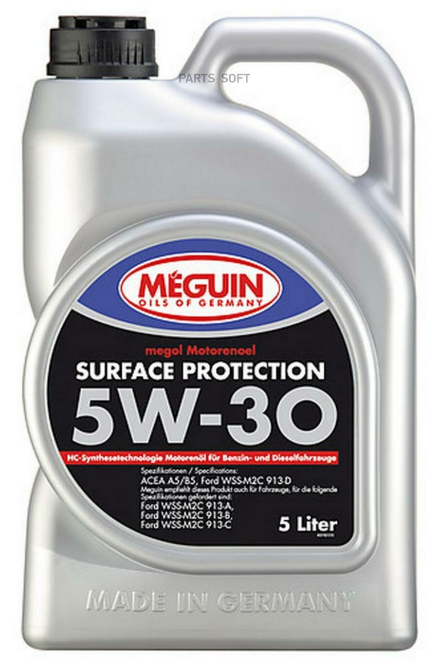 MEGUIN 3192 НС-синт. мот.масло Megol Motorenoel Surface Protection 5W-30 A5/B5 (5л)