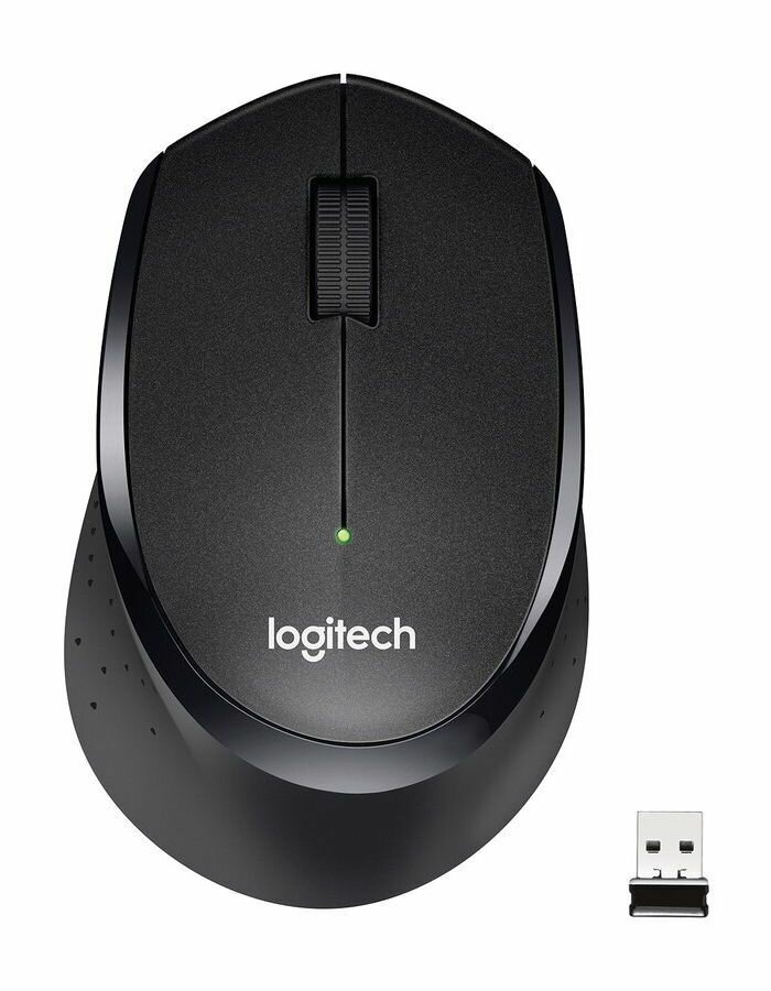 Мышь беспроводная Logitech M330 Silent Plus Black (910-004924)