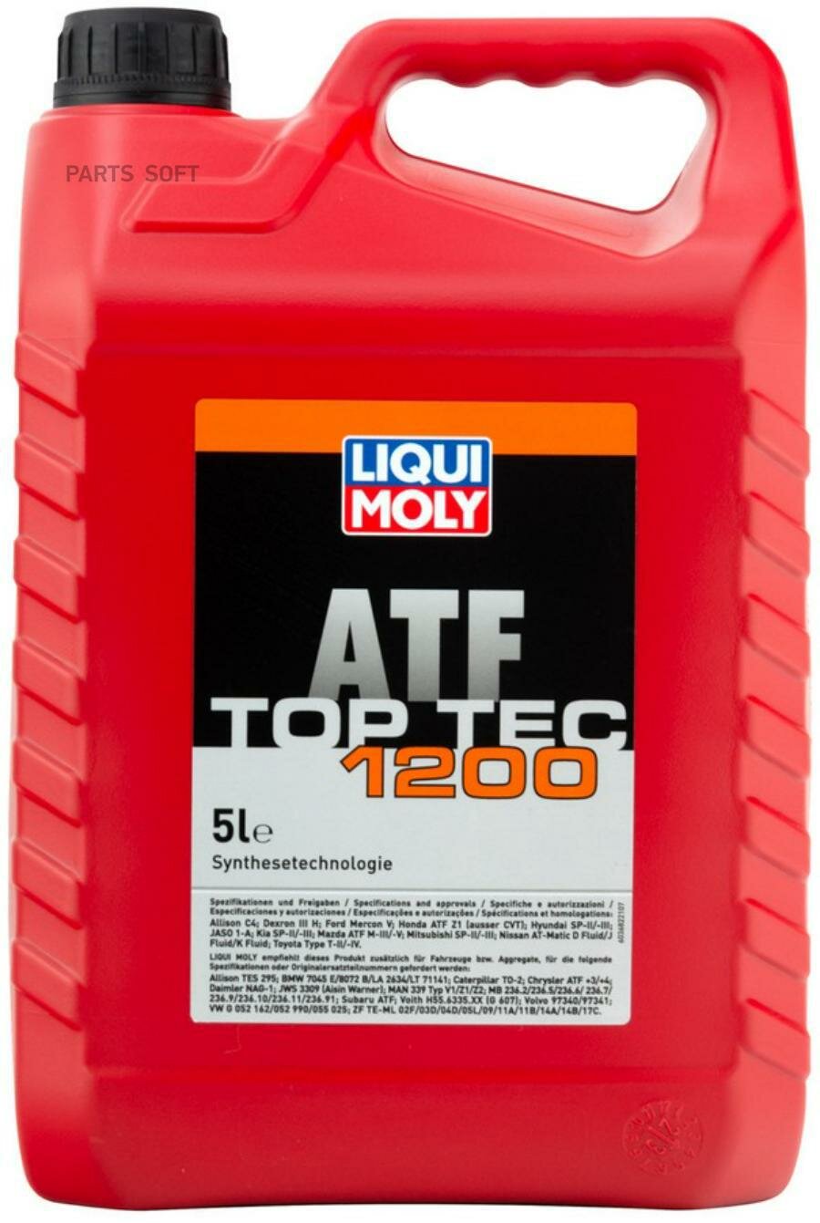 масло для акпп top tec atf 1200 (5l)