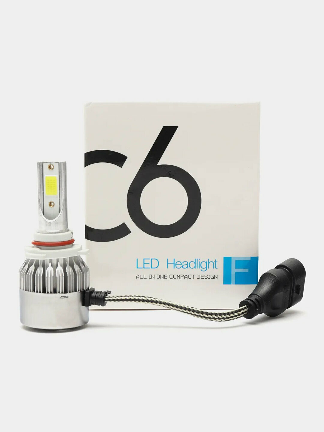 Светодиодные LED лампы C6 H1, H3, H4, H7, H11, H13, HB3/9005, HB4/9006 Тип цоколя H11 / H8 / H9