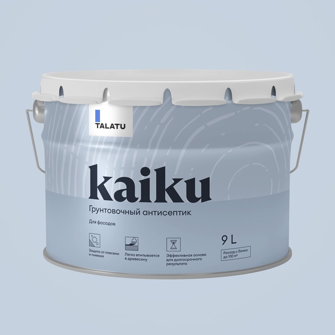 фото Грунтовка антисептирующая TALATU KAIKU 9,0 л