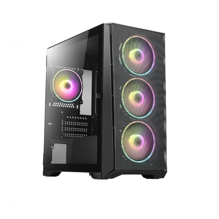 Корпус Boost 350-5 ARGB Midi-Tower, черный