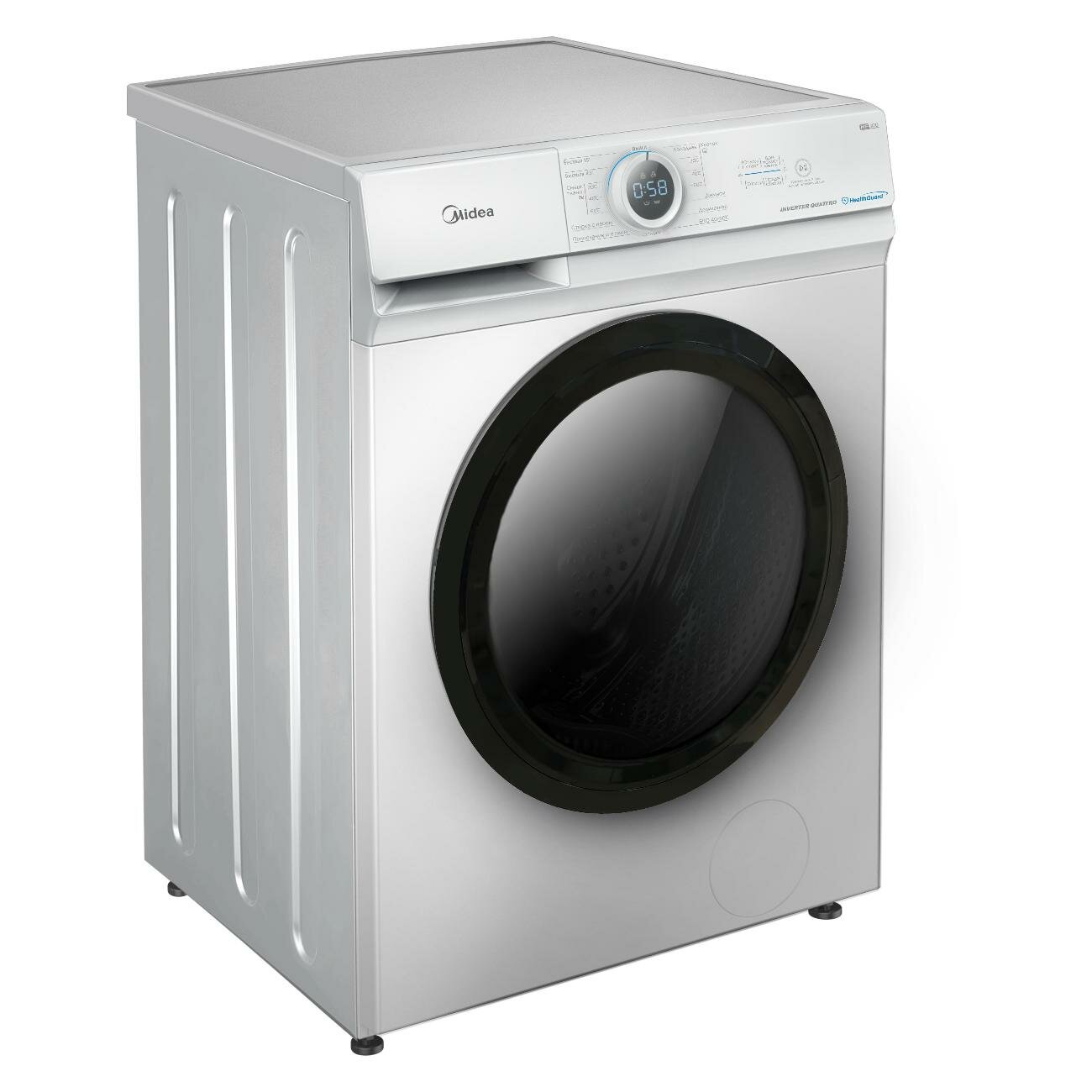 Стиральная машина узкая Midea MF100W70BS/W-RU - фотография № 6