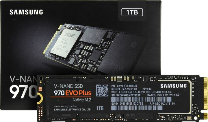 SSD для персональных компьютеров Samsung MZ-V7S1T0BW 1 Tb M.2 2280 M