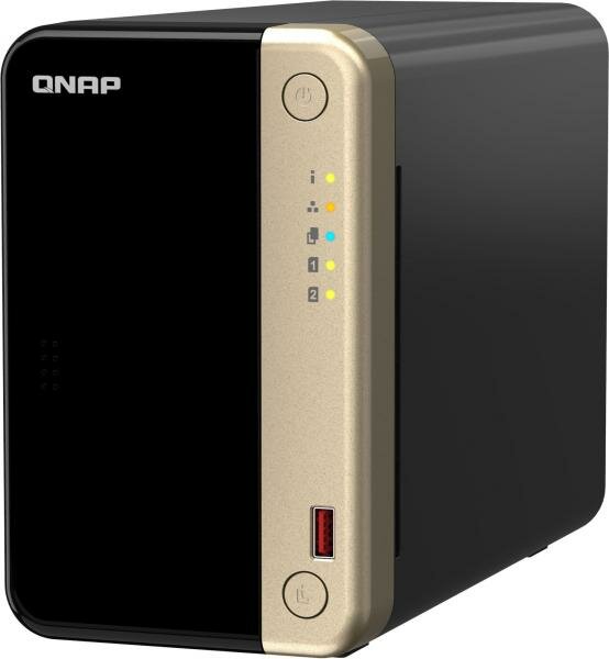 Сетевое хранилище NAS Qnap Original TS-264-8G 2-bay настольный Celeron N5095