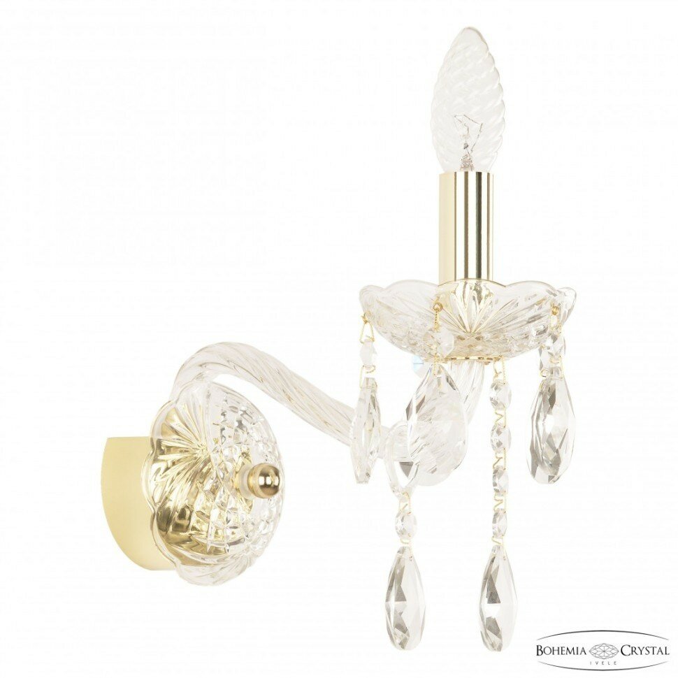 Бра Bohemia Ivele Crystal 107 107B/1/165 G - фото №1